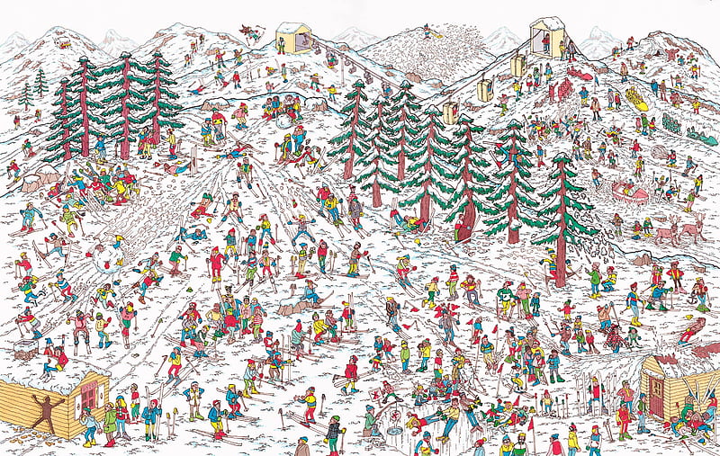 Cartoon, Game, Waldo, Where's Waldo?, HD wallpaper