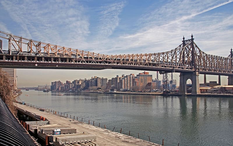 Bridges, New York, , Queensboro Bridge, HD wallpaper