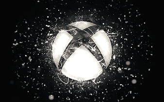 xbox logo black background