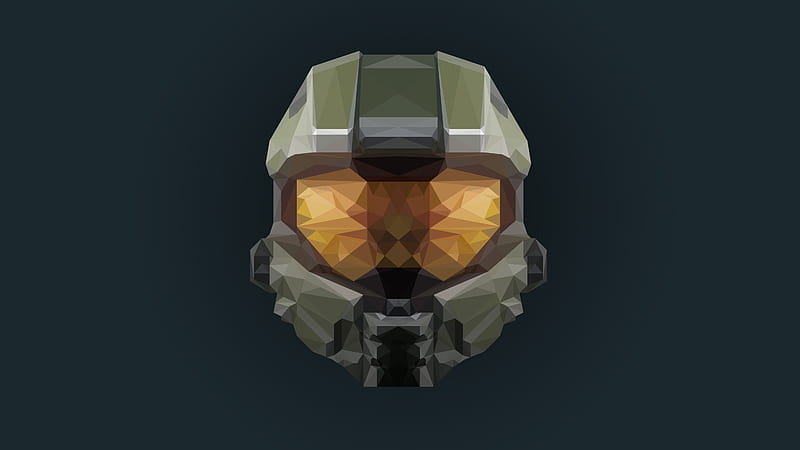 Halo Infinite Master Chief , halo-infinite, 2018-games, halo-6, games, low-poly, HD wallpaper