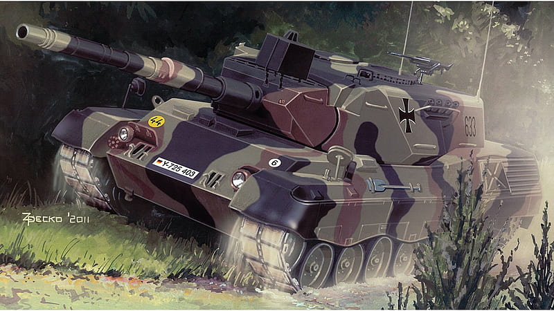 Leopard 1A4 German Tank, German, Leopard, 1A4, Tank, HD wallpaper
