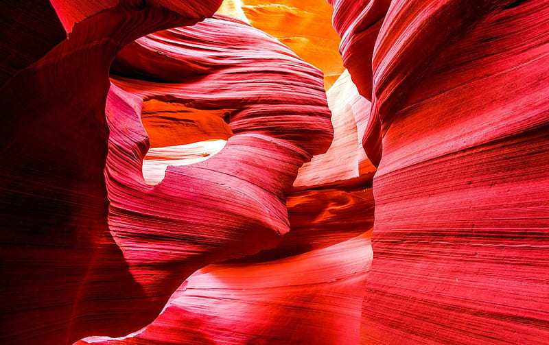 Antelope Valley, Arizona, USA, Red, Canyons, Rocks, Nature, HD wallpaper