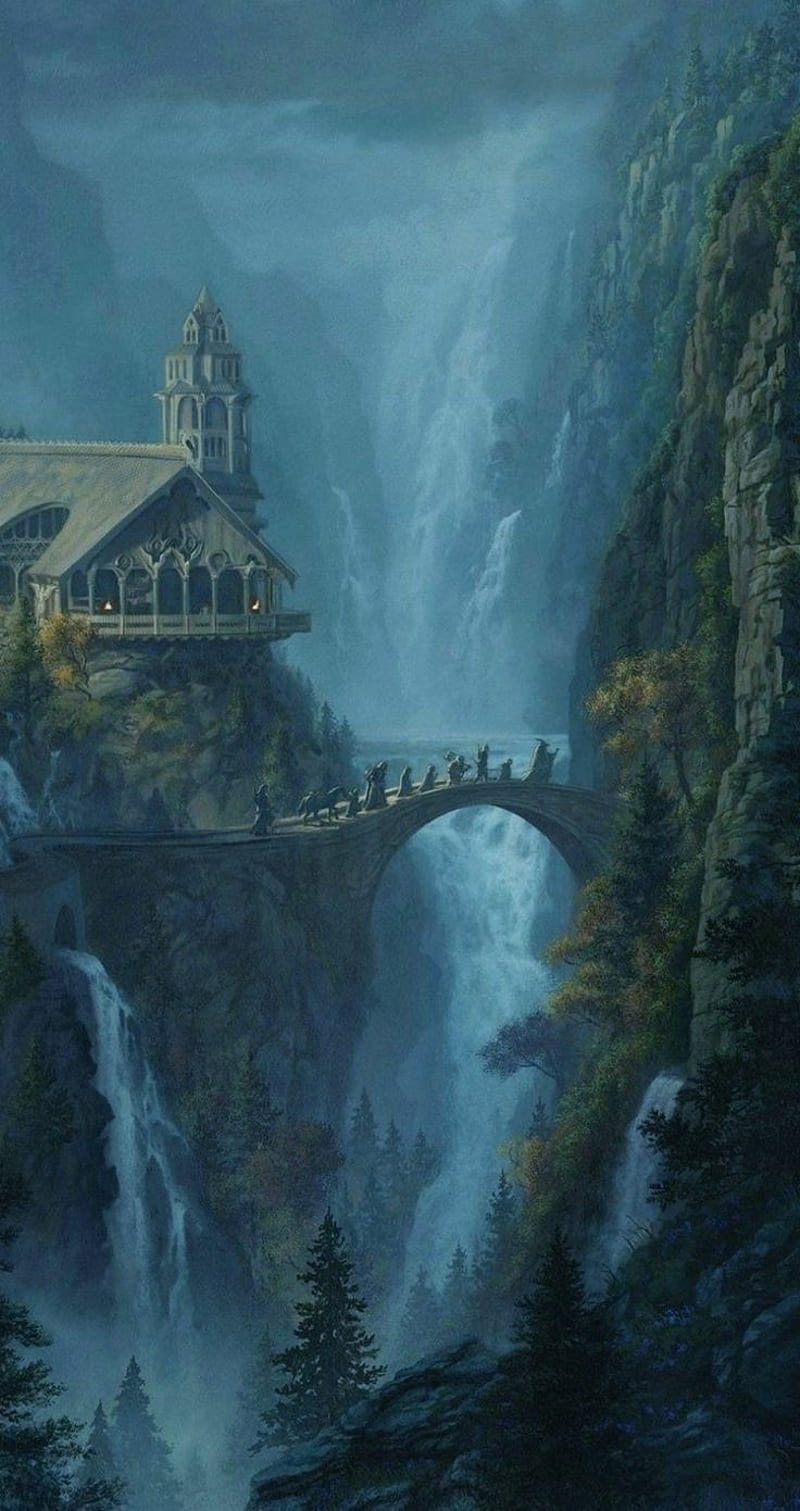 Rivendell, dwarf, elves, fantasy, fellowship of the ring, lord of the rings,  HD phone wallpaper | Peakpx