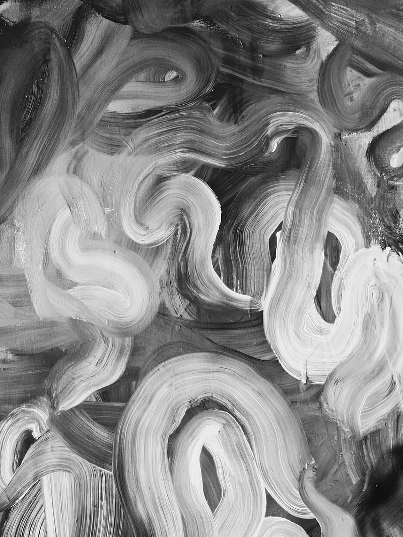 Black Brush Strokes 13 Abstract Wall Art