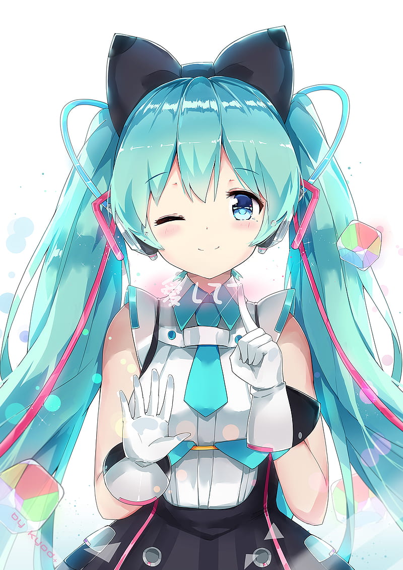 Hatsune Miku, anime, girl, japan, vocaloid, HD phone wallpaper | Peakpx