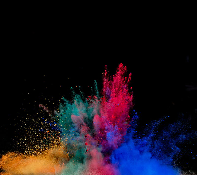 Color Bomb, explosion, HD wallpaper