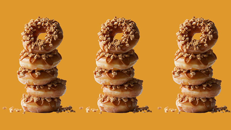 Krispy Kreme created a Hershey's Gold doughnut in honor of the Olympics, HD wallpaper