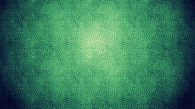 Green Pad Shape Art Abstract, HD wallpaper