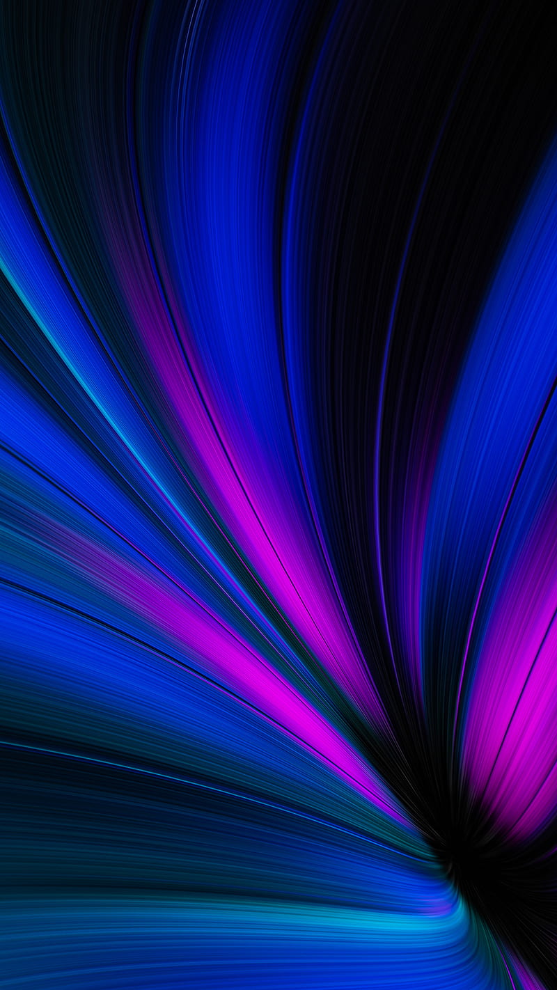 Blue abstract , background, lines, dark, colorful, HD phone wallpaper