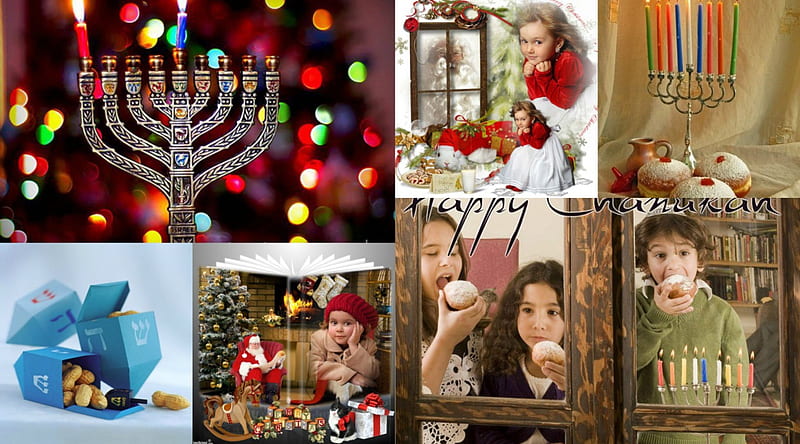 Happy Holidays, peace, christmas, hanukkah, love, HD wallpaper
