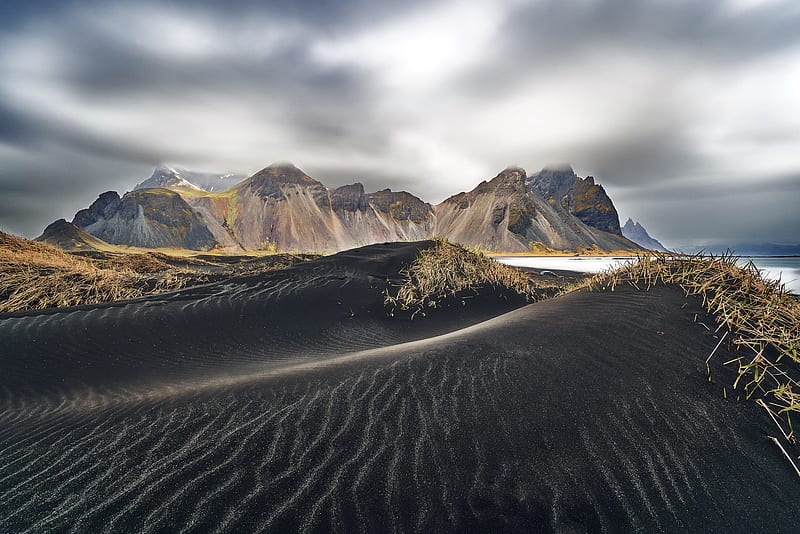 Earth, beach, Iceland, Landscape, Sand, HD wallpaper