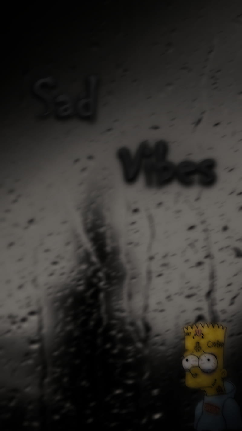 Sad vibes, bart simpson, sad vibes, HD phone wallpaper