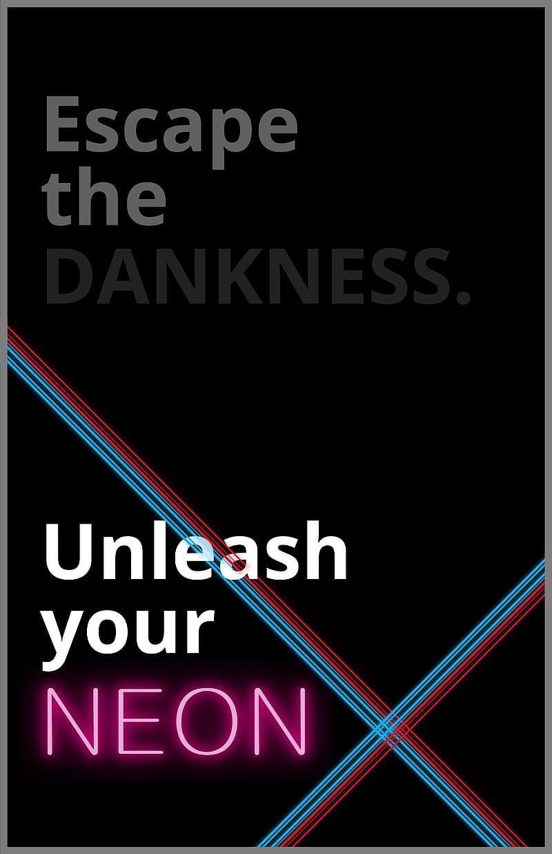 poster, graphic design, neon text, neon, HD phone wallpaper