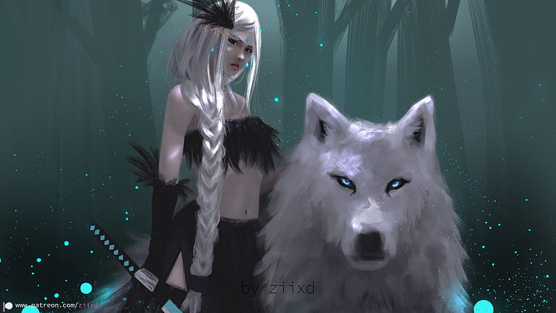 The Animated Film White Wolf Background, Pictures Of Animated Wolves  Background Image And Wallpaper for Free Download