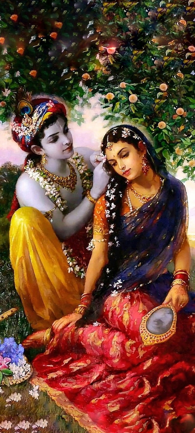 HD wallpaper: Radhe Krishna, Radha and Krishna illustrations, God, Lord  Krishna | Wallpaper Flare