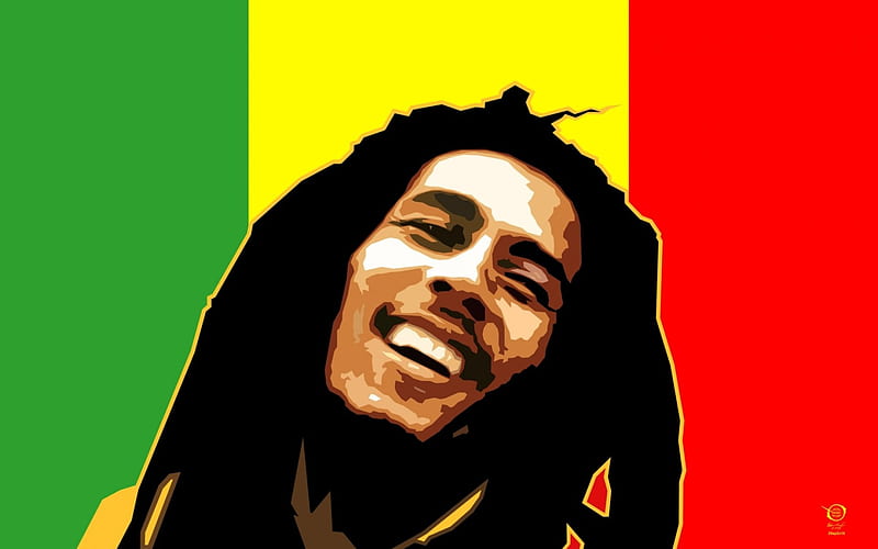 Bob Marley, zelko, bfvrp, fresh, music, portraits, desenho, bob, reagge, marley, cool, radic digital vector, HD wallpaper