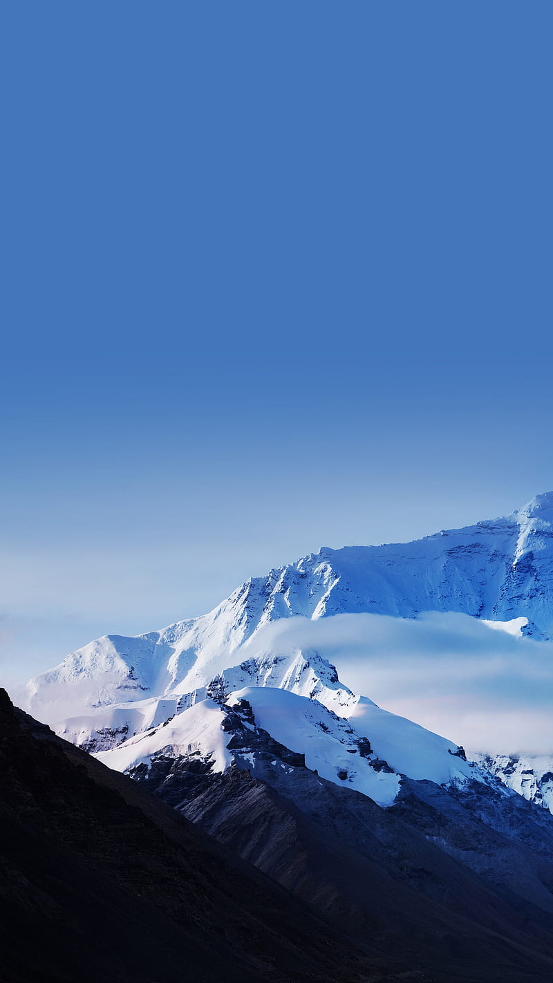 Mountains, blue, quad , stock , vivo xplay 5, HD phone wallpaper