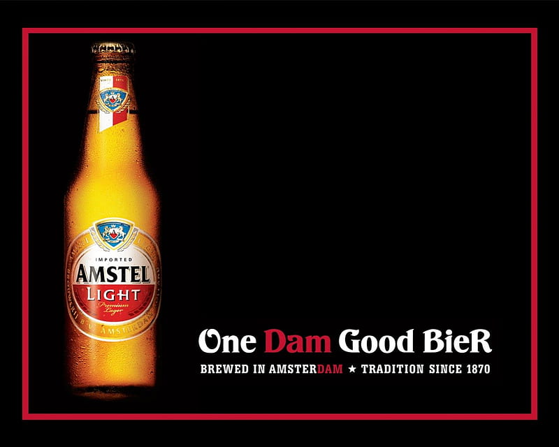 Amstel Beer, alcohol, bottle, drink, beer, amstel, HD wallpaper