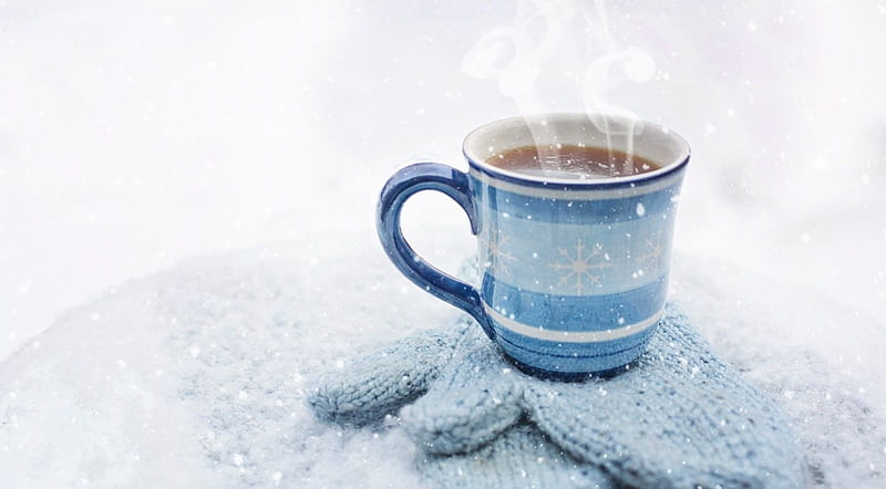 Hot coffee, still life, graphy, coffee, drink, abstract, cold, winter, softness, HD wallpaper