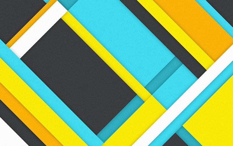 material design, geometric shapes, polygons, art, colorful background, geometry, strips, lines, HD wallpaper
