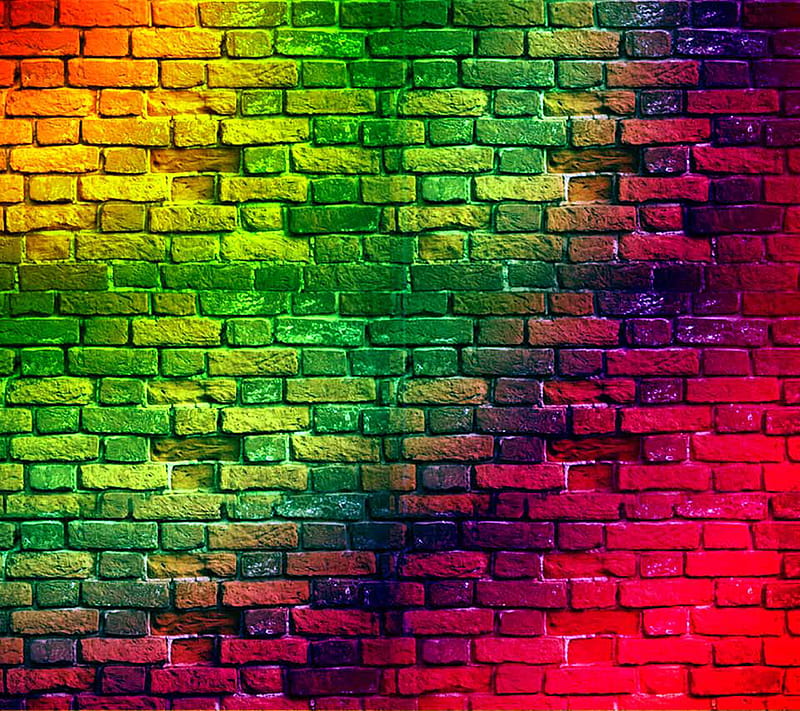 Colourful Wall, nice, HD wallpaper