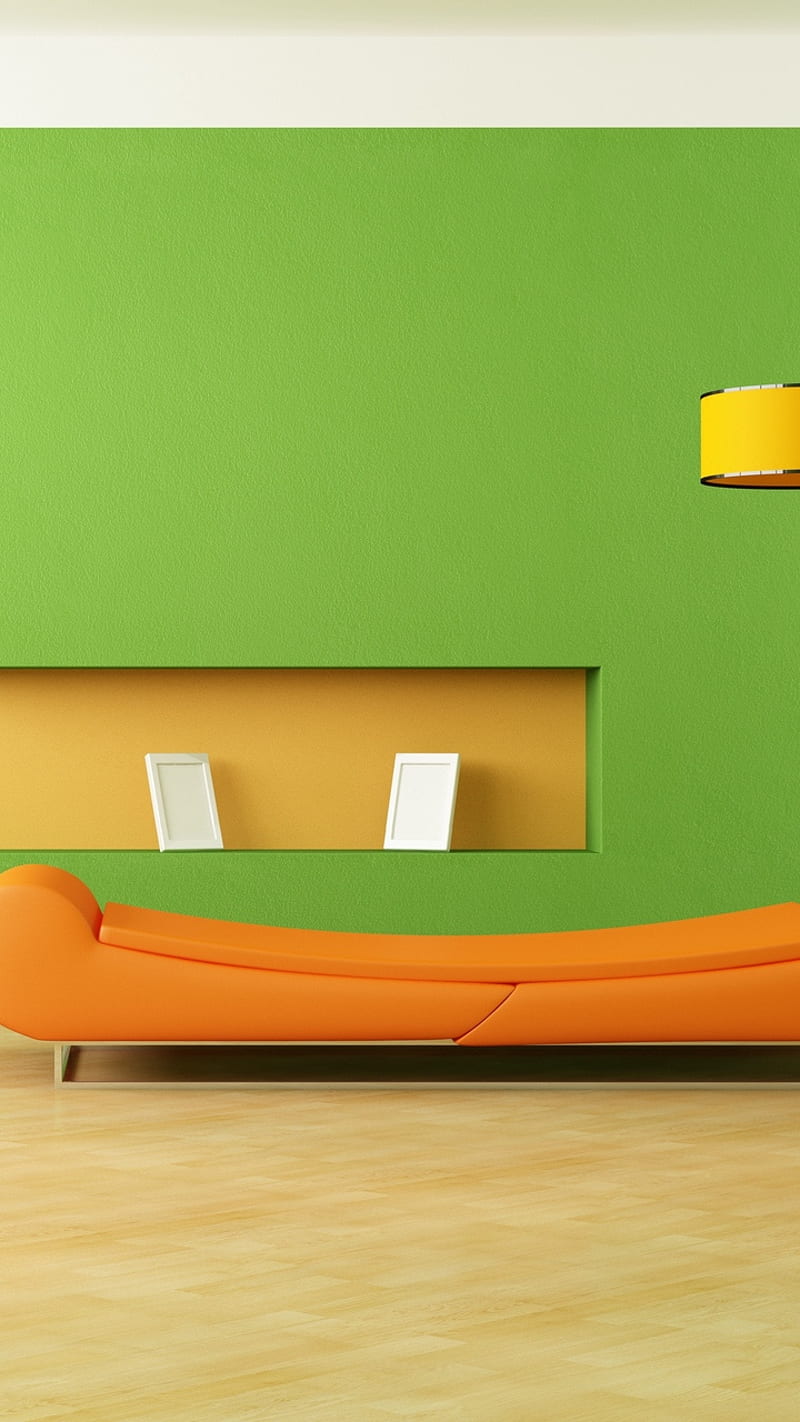 Green , abstract, bonito, brown, desenho, material, new, pattern, retro, yellow, HD phone wallpaper
