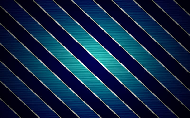 blue lines background, metallic blue lines, blue lines abstraction background, blue texture, HD wallpaper