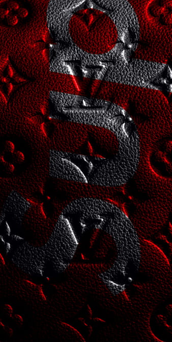 HD lv red logo mono wallpapers