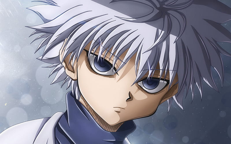 Killua Zoldyck, portrait, protagonist, manga, Hunter x Hunter, HD wallpaper