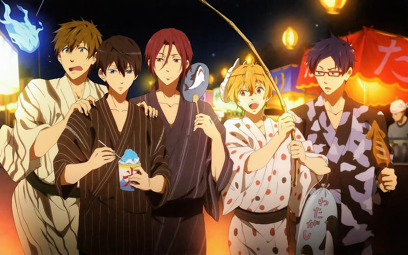 Boys of Free! Anime Land Gig as Mizuno Swimwear Ambassadors