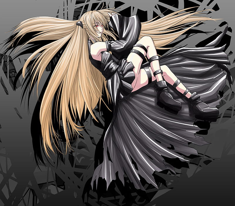 Yami, black, girl, anime, dark, HD wallpaper