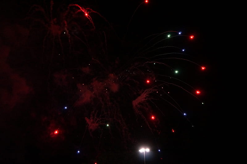 Pyro, fire, pyrotechnics, fireworks, HD wallpaper