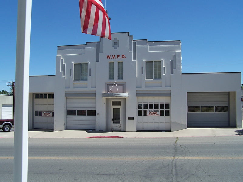 Fire Department Winnemucca, Nevada, Scenic, Firehouse, Architectural, Historical, HD wallpaper
