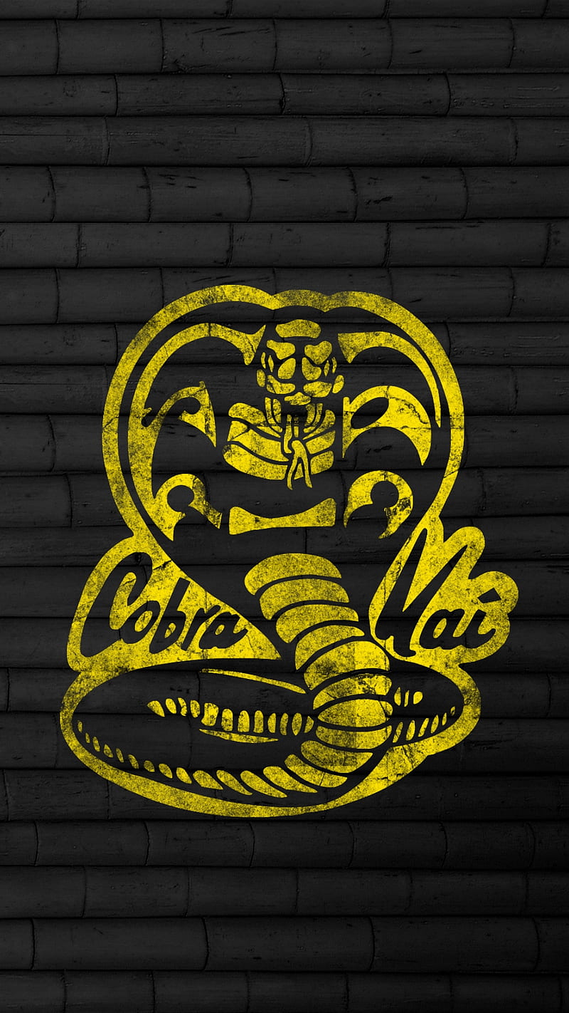 The Karate Kid, Cobra Kai, karate Kid, animal, organism, yellow, circle,  symbol, logo, text | Anyrgb
