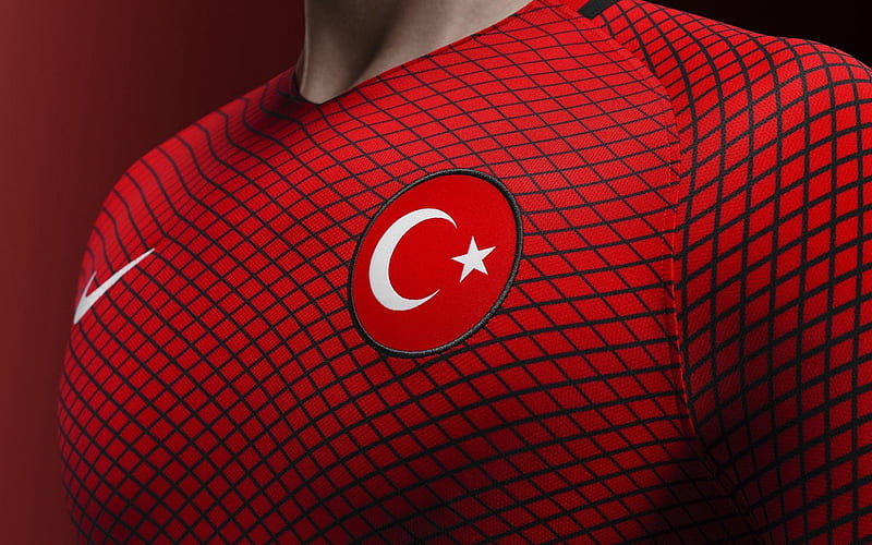 Turkey national football team, uniform, red Turkey t-shirt, Turkey, football, Turkey flag, HD wallpaper