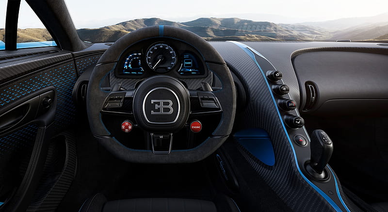 2021 Bugatti Chiron Pur Sport - Interior, Cockpit , car, HD wallpaper