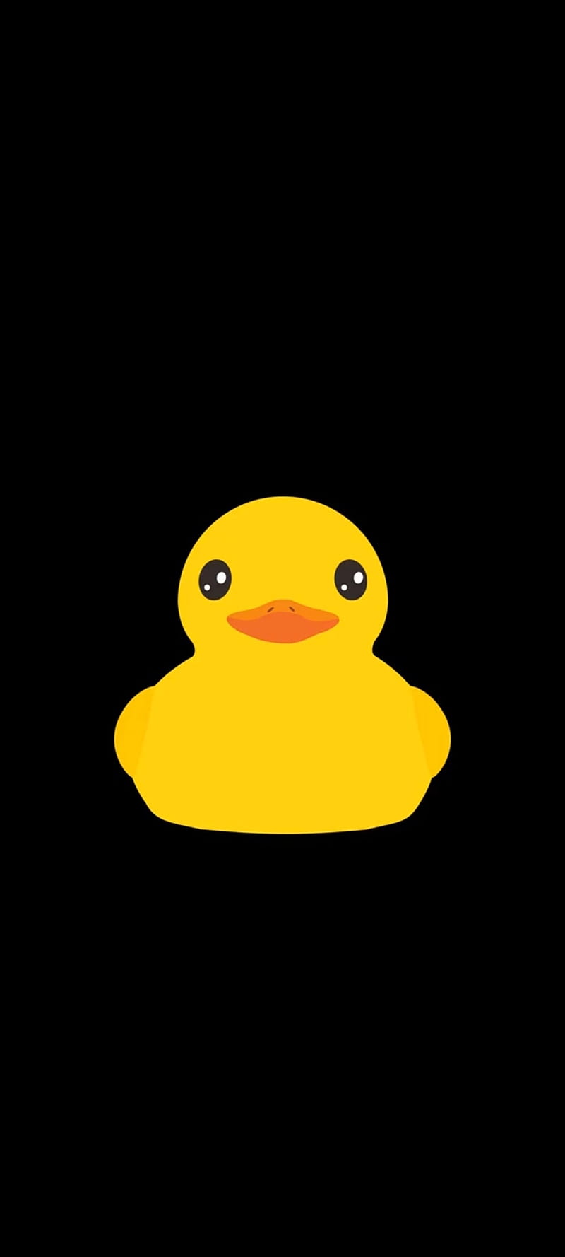 The yellow duck, floating, HD phone wallpaper