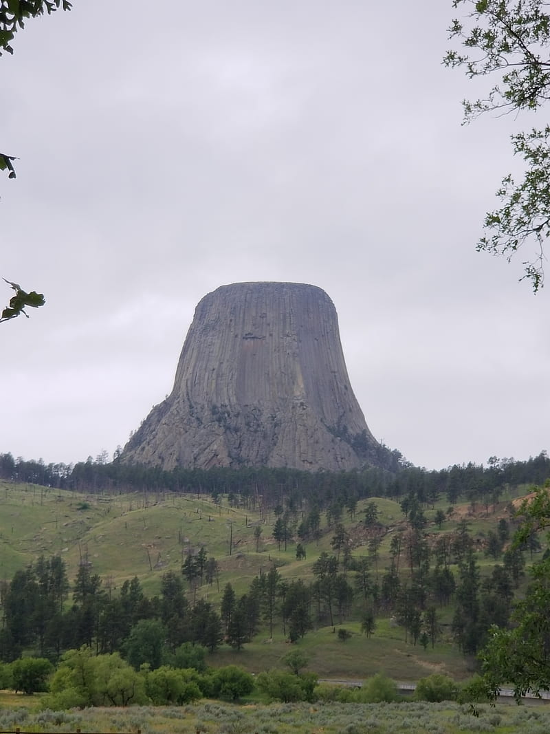 Devils Tower, close encounters, national parks, nature, HD phone wallpaper