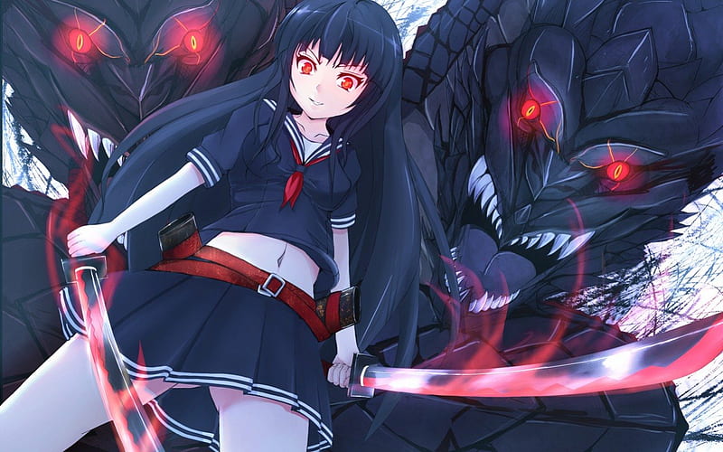 A devil demon queen smiling anime version - Arthub.ai