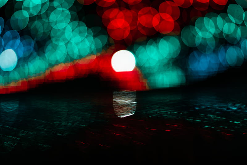 bokeh, lights, macro, blur, HD wallpaper