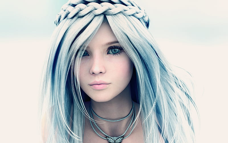 Beautiful Babe Cgi 3d Graphics High End Cg Rendering Fantasy Hd