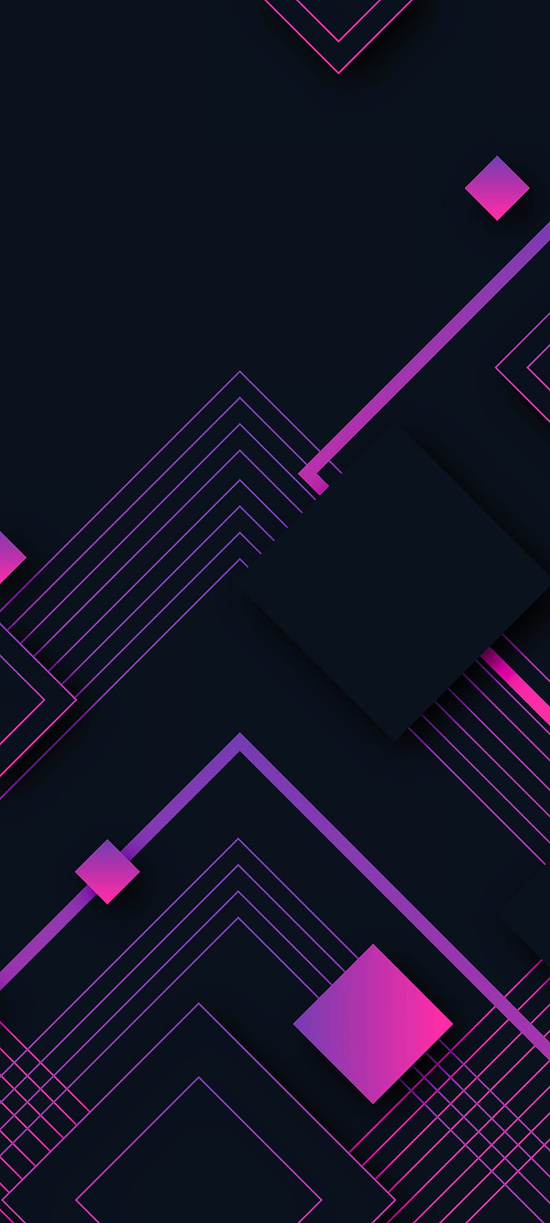 Material Design, abstract, android, background, dark, desenho, material, minimalism, pattern, HD phone wallpaper
