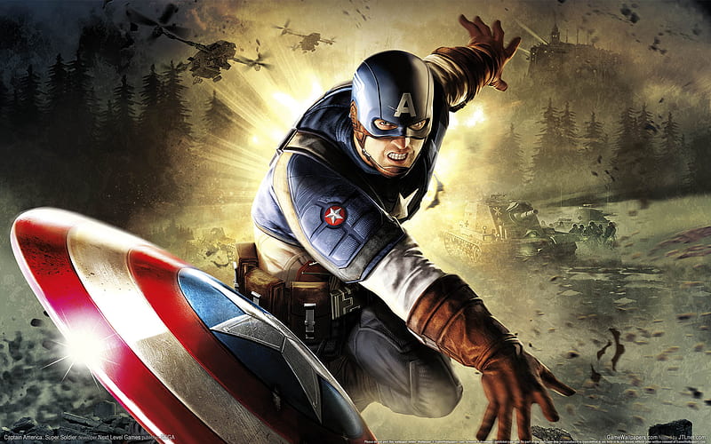 Captain America, super soldier, movie, action, video game, adventure, sega,  super soldier, HD wallpaper | Peakpx
