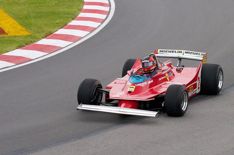 Villeneuve's Car, f1, villeneuve, ferrari, formula 1, gilles villeneuve, HD wallpaper