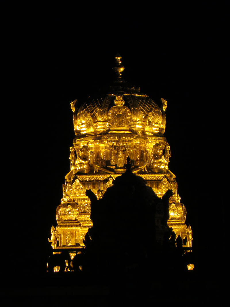 Golden Temple, god, murugan, tamil nadu, tiruttani golden temple, HD phone wallpaper