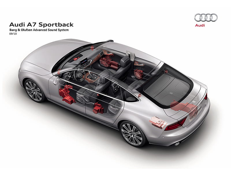 Audi A7 Sportback - Bang & Olufsen Advanced Sound System, car, HD wallpaper