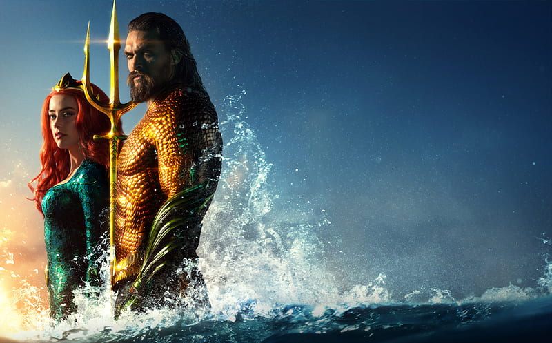Aquaman 2018 Movie , aquaman-movie, 2018-movies, movies, jason-momoa, aquaman, amber-heard, mera, HD wallpaper