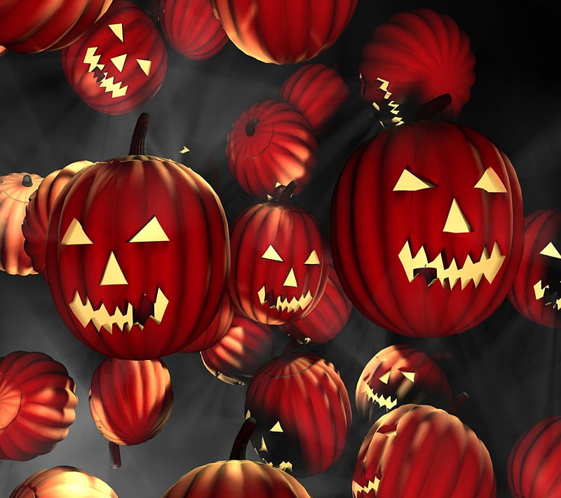 happy halloween, holiday, pumpkin, treat, trick, HD wallpaper
