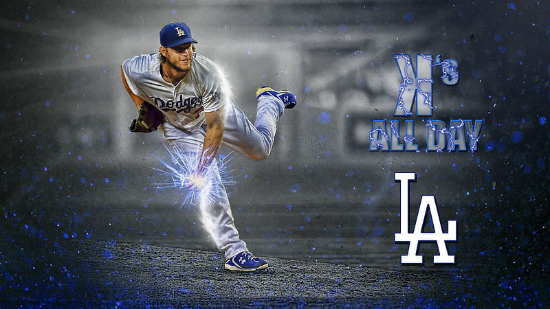 Los Angeles Dodgers Player With Blue Hat Dodgers, HD wallpaper