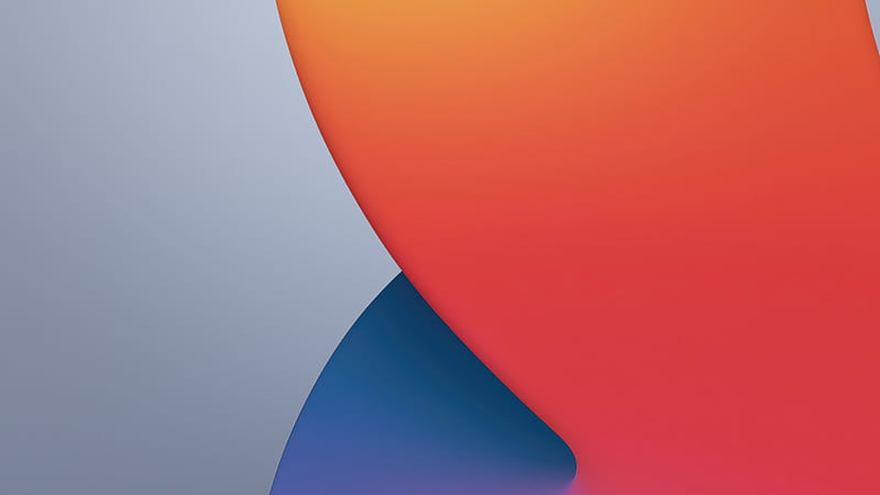 Ios 14 WWDC 2020 iPhone 12 Ipados Red And Blue With Grey Background Stock Abstract, HD wallpaper